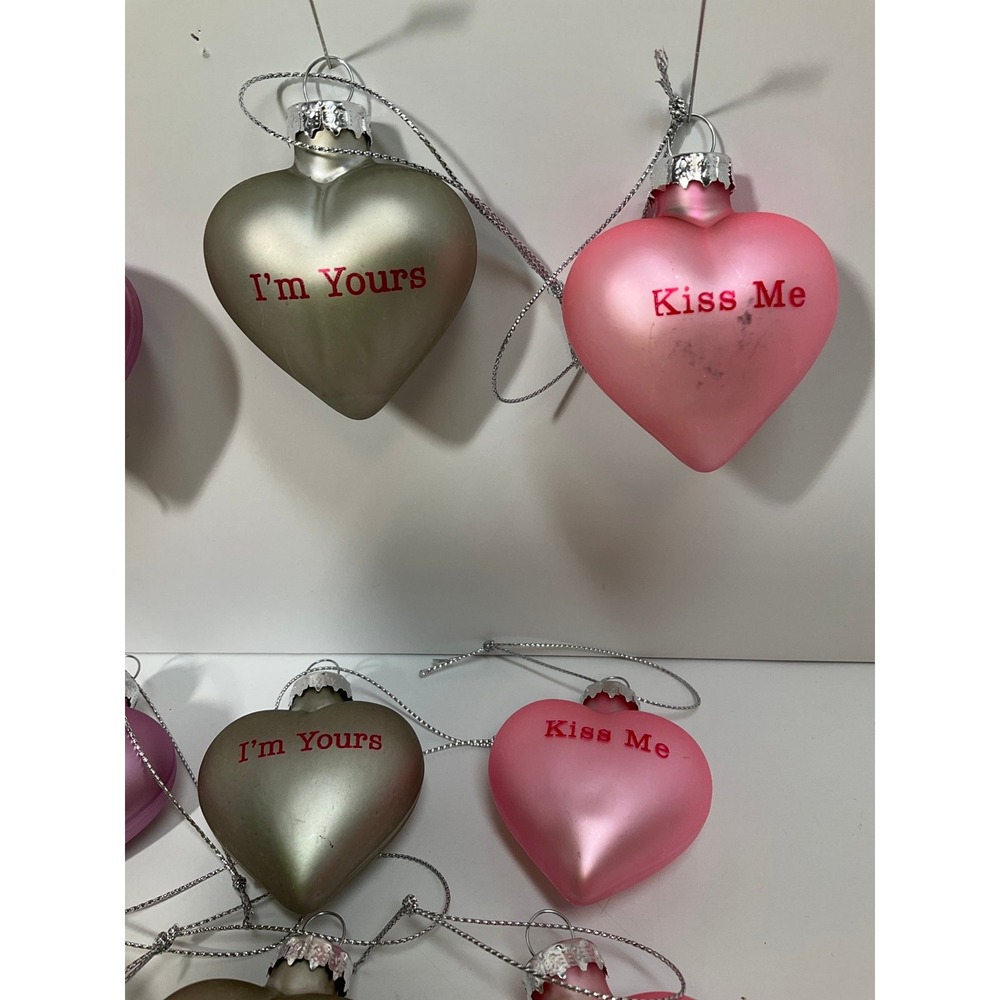 Heart Ornaments, Blown glass by Lillian Vernon - Picture 9 of 12